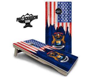 State Flag Designs Massachusetts to New Jersey Cornhole Boards - Pro Solution Elite Series by Cornhole Solutions, Southern home decor detail photo 7