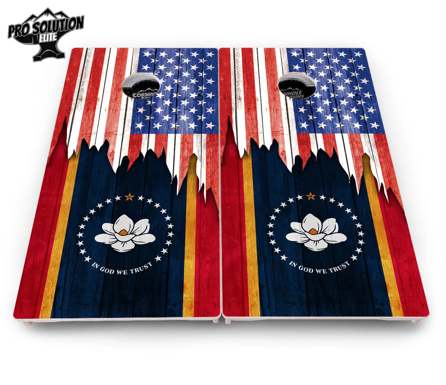 State Flag Designs Massachusetts to New Jersey Cornhole Boards - Pro Solution Elite Series by Cornhole Solutions, Southern home decor detail photo 12