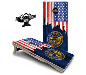 State Flag Designs Massachusetts to New Jersey Cornhole Boards - Pro Solution Elite Series by Cornhole Solutions, Southern home decor detail photo 17
