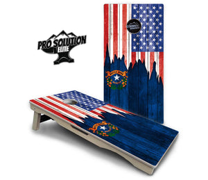 State Flag Designs Massachusetts to New Jersey Cornhole Boards - Pro Solution Elite Series by Cornhole Solutions, Southern home decor detail photo 19