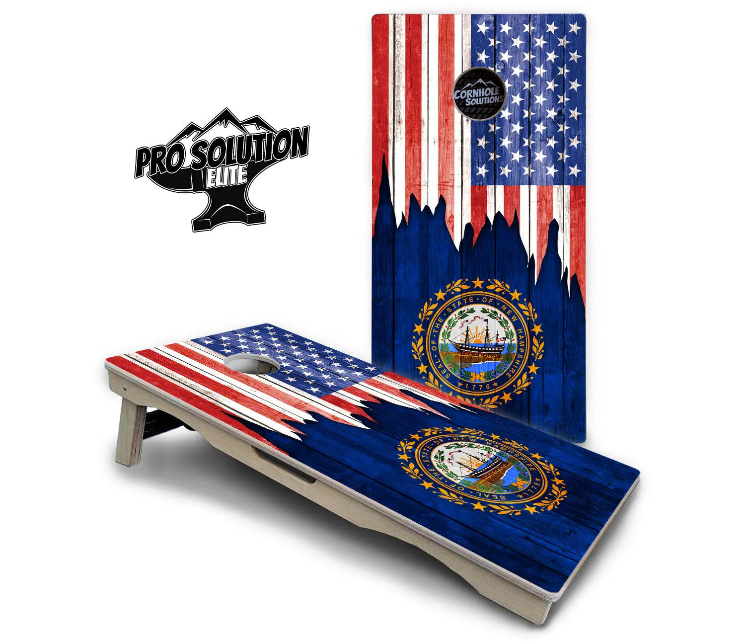 State Flag Designs Massachusetts to New Jersey Cornhole Boards - Pro Solution Elite Series by Cornhole Solutions, Southern home decor detail photo 21