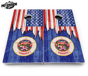 State Flag Designs Massachusetts to New Jersey Cornhole Boards - Pro Solution Lite Series by Cornhole Solutions, Southern home decor detail photo 9