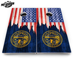 State Flag Designs Massachusetts to New Jersey Cornhole Boards - Pro Solution Lite Series by Cornhole Solutions, Southern home decor detail photo 17