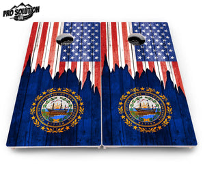 State Flag Designs Massachusetts to New Jersey Cornhole Boards - Pro Solution Lite Series by Cornhole Solutions, Southern home decor detail photo 21