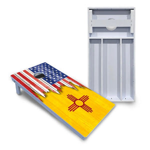 State Flag Designs New Mexico to South Carolina Cornhole Boards - All Weather Series by Cornhole Solutions, Southern home decor main product photo