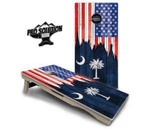 State Flag Designs New Mexico to South Carolina Cornhole Boards - Pro Solution Elite Series by Cornhole Solutions, Southern home decor detail photo 23