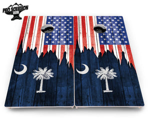 State Flag Designs New Mexico to South Carolina Cornhole Boards - Pro Solution Elite Series by Cornhole Solutions, Southern home decor detail photo 24