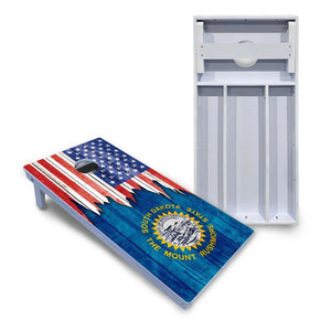 State Flag Designs South Dakota to Wyoming Cornhole Boards - All Weather Series by Cornhole Solutions, Southern home decor main product photo
