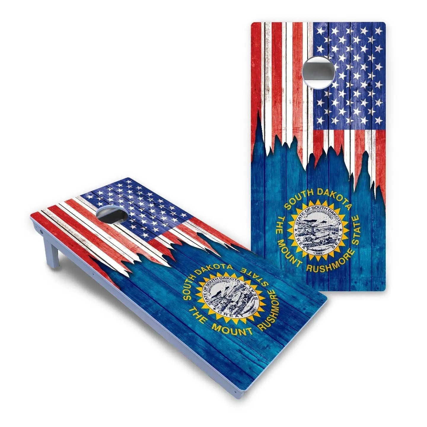 State Flag Designs South Dakota to Wyoming Cornhole Boards - All Weather Series by Cornhole Solutions, Southern home decor detail photo 2