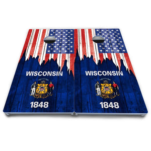 State Flag Designs South Dakota to Wyoming Cornhole Boards - All Weather Series by Cornhole Solutions, Southern home decor detail photo 13
