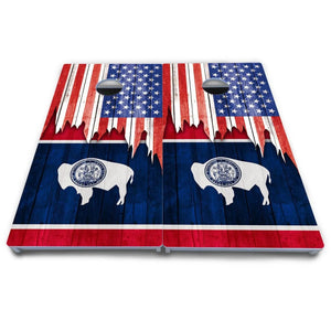 State Flag Designs South Dakota to Wyoming Cornhole Boards - All Weather Series by Cornhole Solutions, Southern home decor detail photo 14