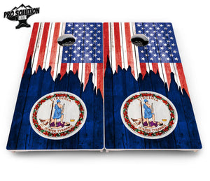 State Flag Designs South Dakota to Wyoming Cornhole Boards - Pro Solution Elite Series by Cornhole Solutions, Southern home decor detail photo 16
