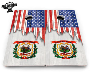 State Flag Designs South Dakota to Wyoming Cornhole Boards - Pro Solution Elite Series by Cornhole Solutions, Southern home decor detail photo 20