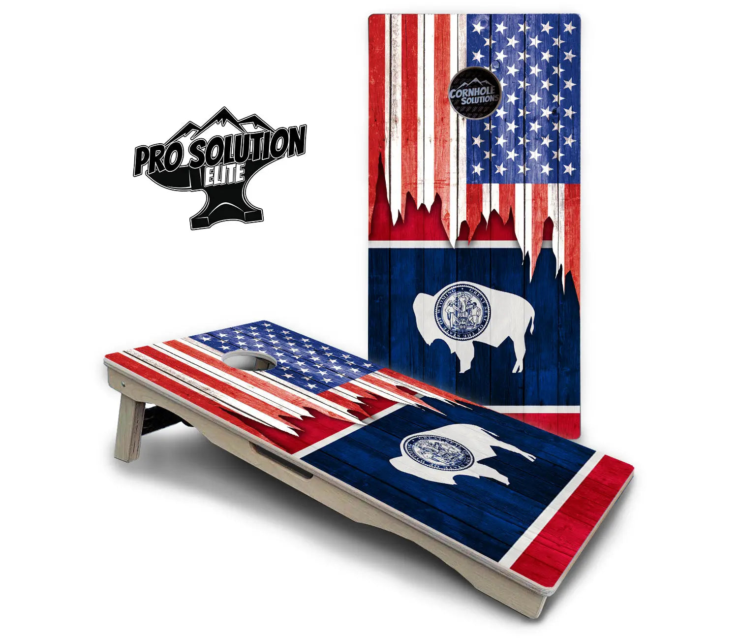 State Flag Designs South Dakota to Wyoming Cornhole Boards - Pro Solution Elite Series by Cornhole Solutions, Southern home decor detail photo 23
