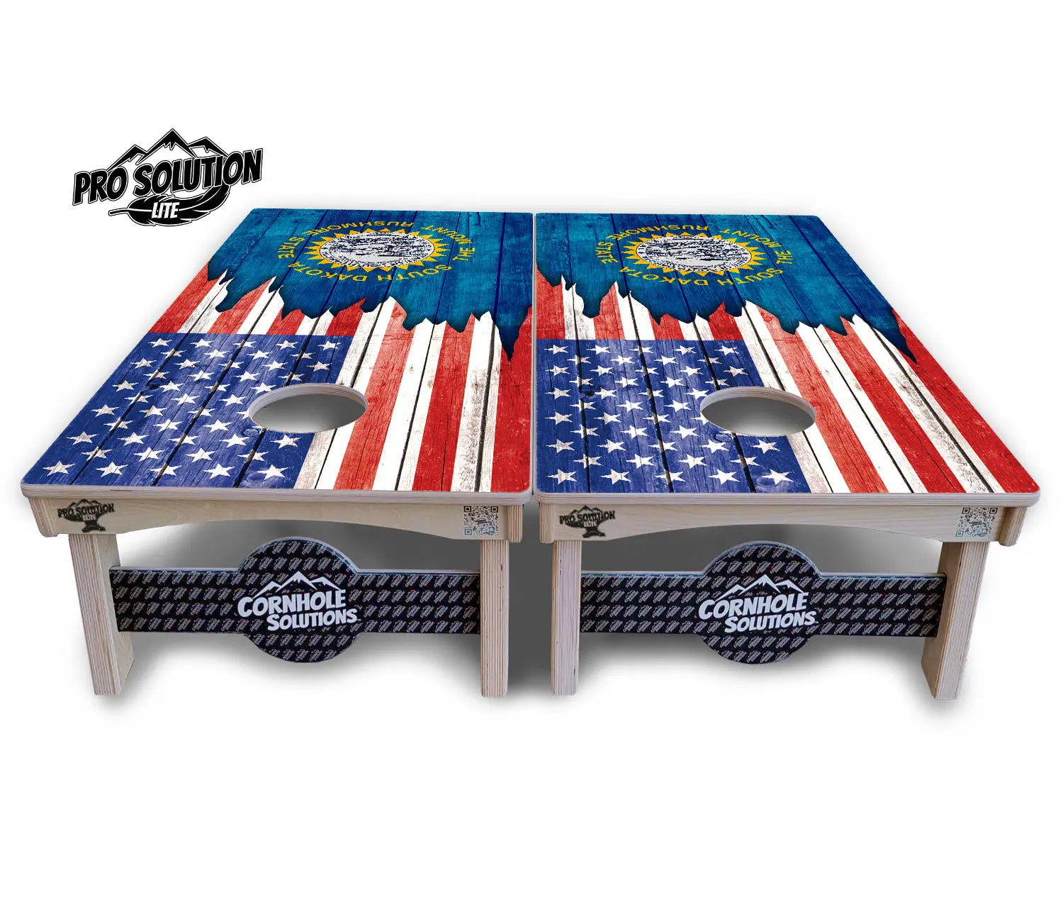 State Flag Designs South Dakota to Wyoming Cornhole Boards - Pro Solution Lite Series by Cornhole Solutions, Southern home decor detail photo 4