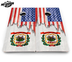 State Flag Designs South Dakota to Wyoming Cornhole Boards - Pro Solution Lite Series by Cornhole Solutions, Southern home decor detail photo 19
