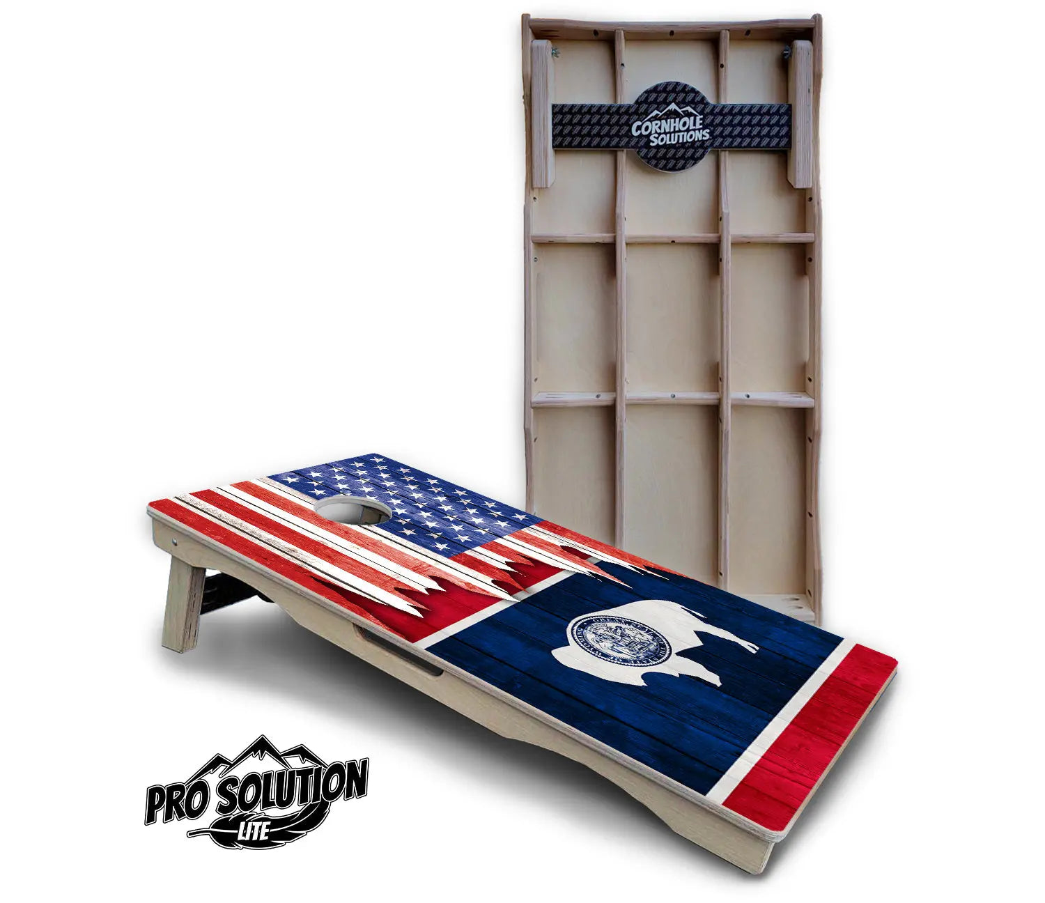 State Flag Designs South Dakota to Wyoming Cornhole Boards - Pro Solution Lite Series by Cornhole Solutions, Southern home decor detail photo 22