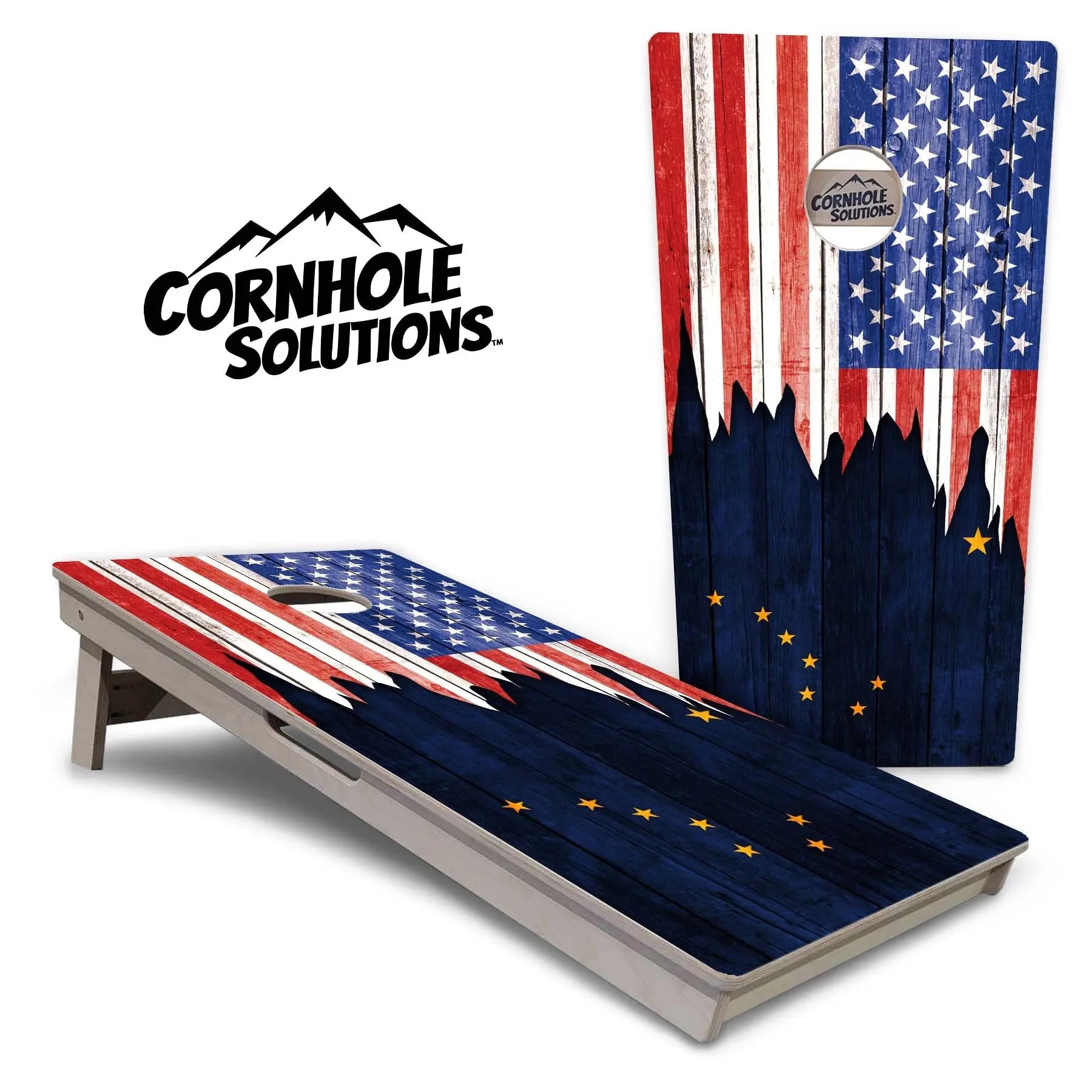 State Flags Alabama to Georgia Cornhole Boards - Professional Tournament Series by Cornhole Solutions, custom cornhole board detail photo 7