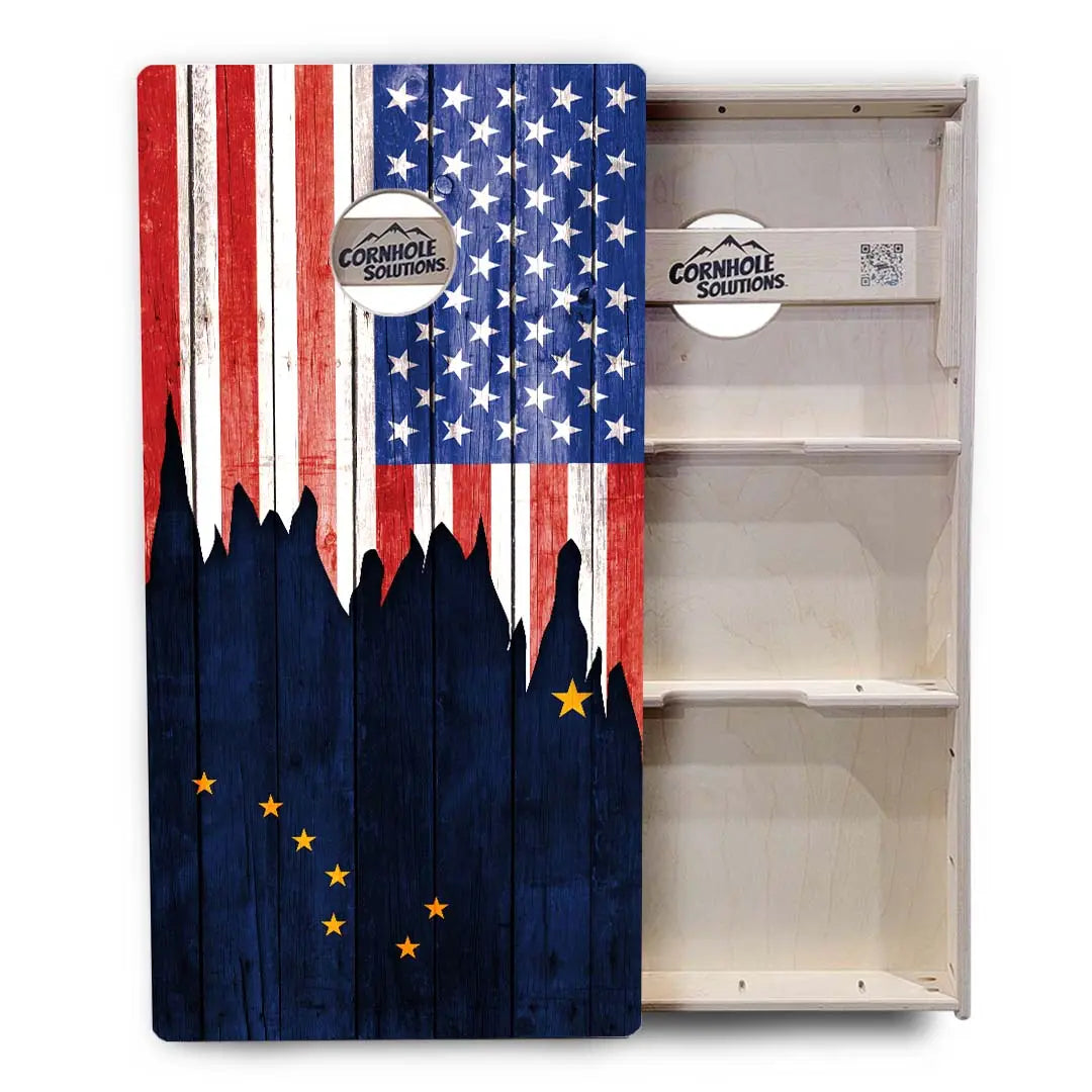 State Flags Alabama to Georgia Cornhole Boards - Professional Tournament Series by Cornhole Solutions, custom cornhole board detail photo 8