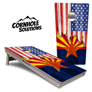State Flags Alabama to Georgia Cornhole Boards - Professional Tournament Series by Cornhole Solutions, custom cornhole board detail photo 9