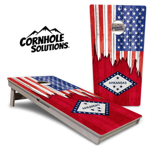 State Flags Alabama to Georgia Cornhole Boards - Professional Tournament Series by Cornhole Solutions, custom cornhole board detail photo 11