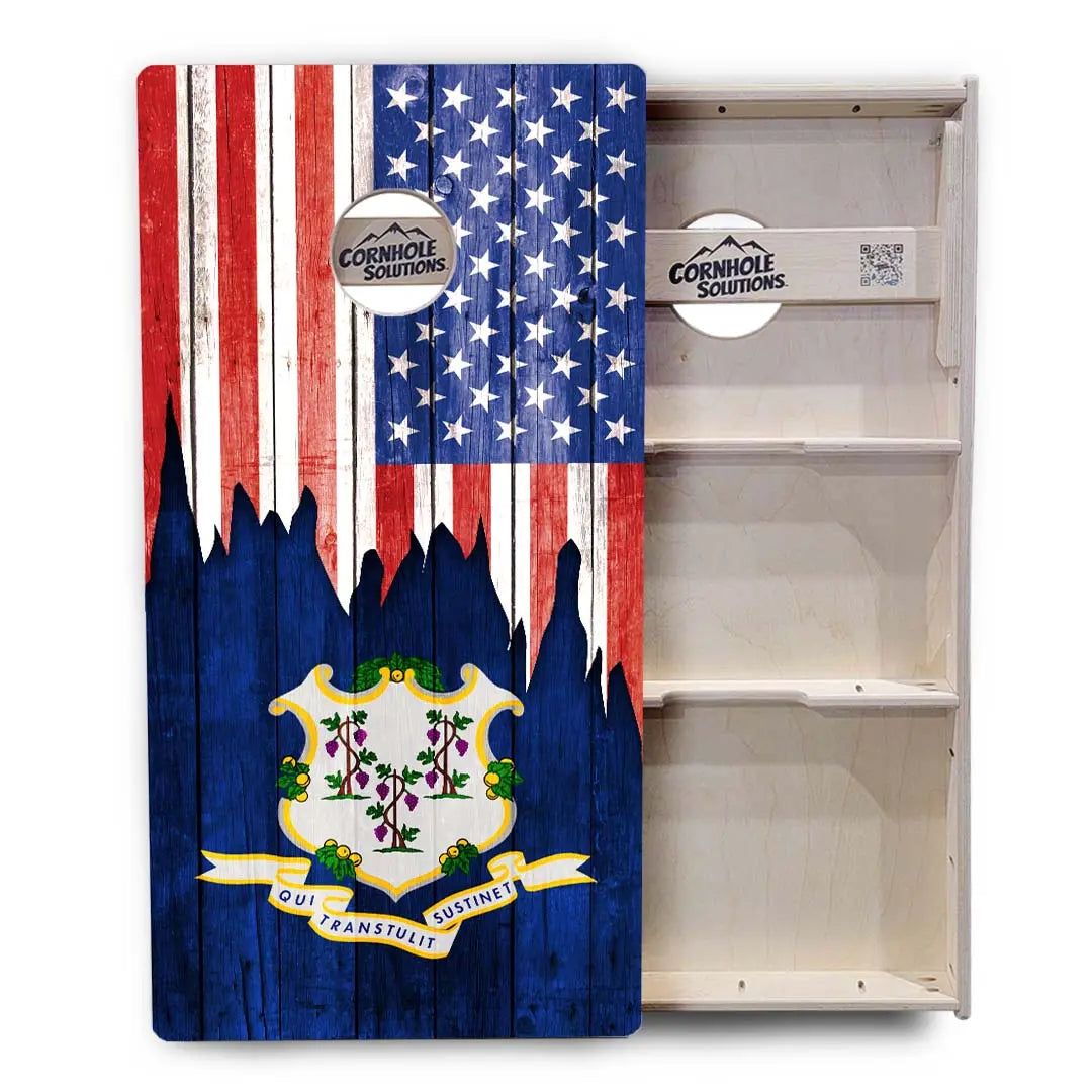 State Flags Alabama to Georgia Cornhole Boards - Professional Tournament Series by Cornhole Solutions, custom cornhole board detail photo 18