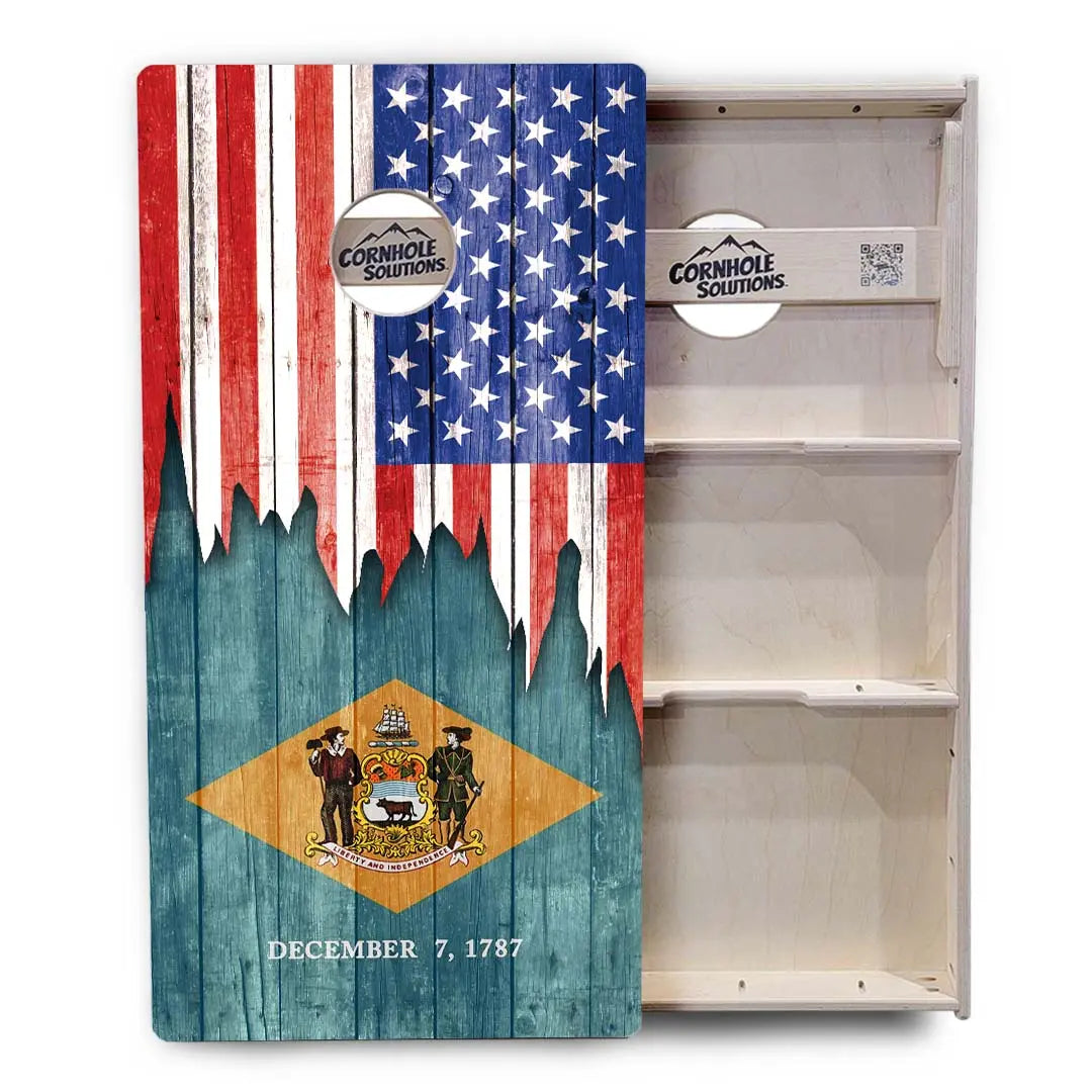 State Flags Alabama to Georgia Cornhole Boards - Professional Tournament Series by Cornhole Solutions, custom cornhole board detail photo 20