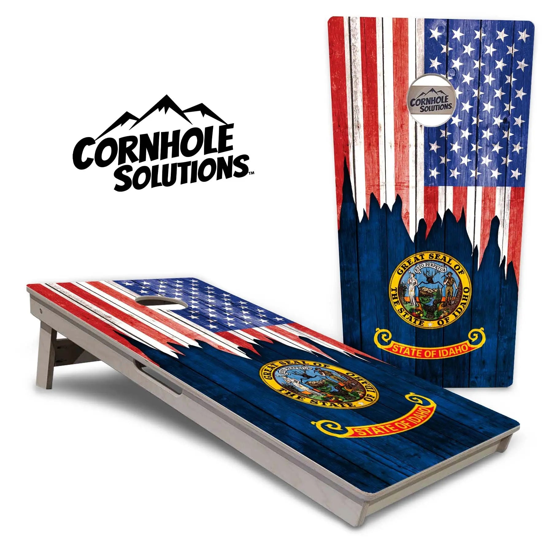 State Flags Hawaii to Maryland Cornhole Boards - Professional Tournament Series by Cornhole Solutions, custom cornhole board detail photo 7