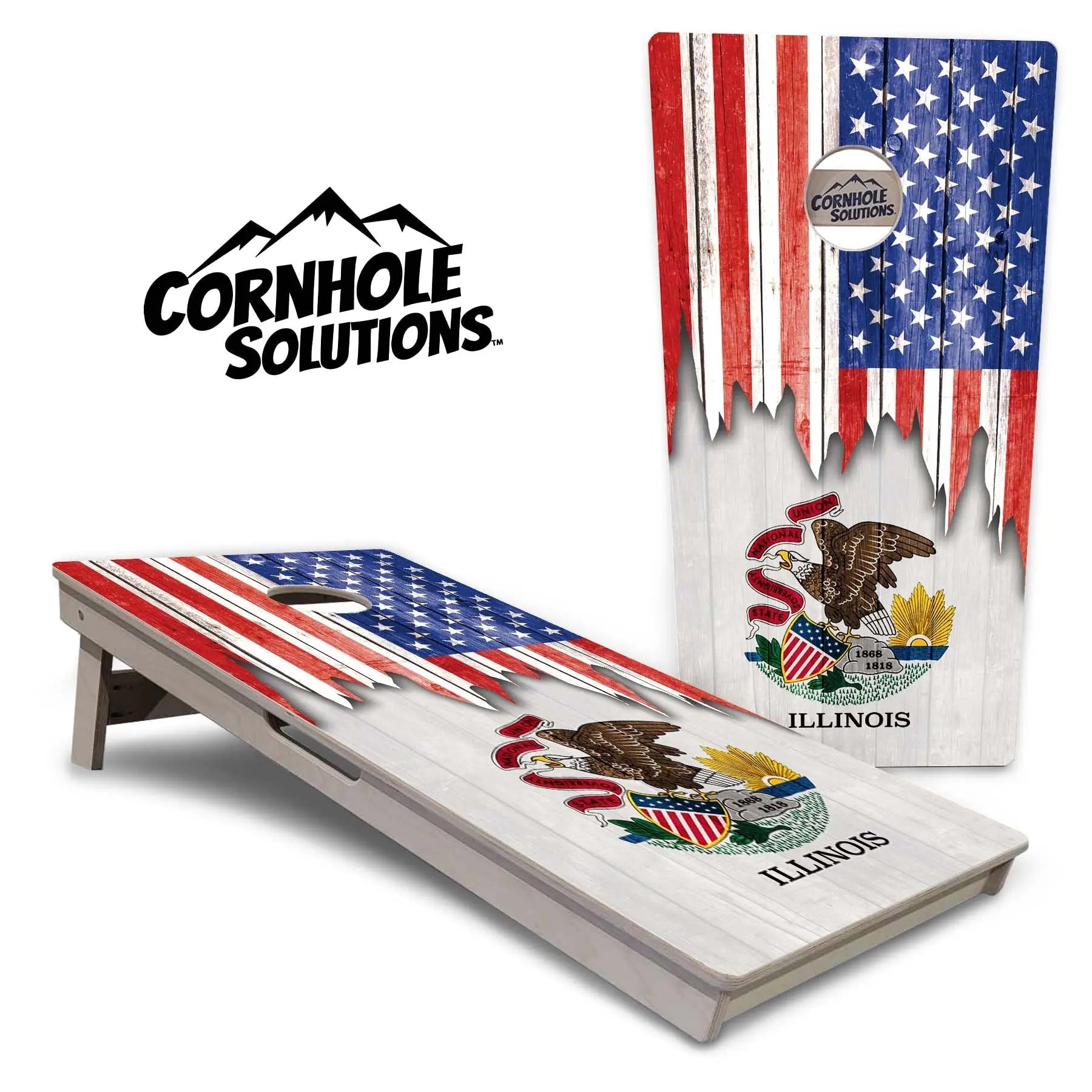 State Flags Hawaii to Maryland Cornhole Boards - Professional Tournament Series by Cornhole Solutions, custom cornhole board detail photo 9