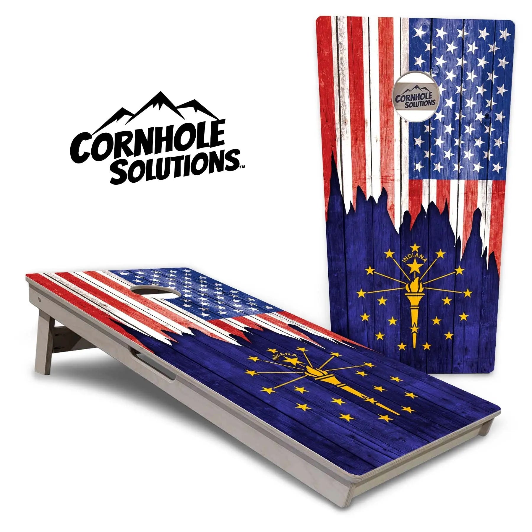State Flags Hawaii to Maryland Cornhole Boards - Professional Tournament Series by Cornhole Solutions, custom cornhole board detail photo 11