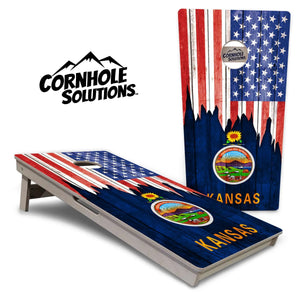 State Flags Hawaii to Maryland Cornhole Boards - Professional Tournament Series by Cornhole Solutions, custom cornhole board detail photo 15