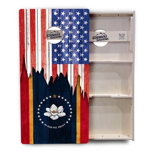 State Flags Massachusetts to New Jersey Cornhole Boards - Professional Tournament Series by Cornhole Solutions, custom cornhole board detail photo 12
