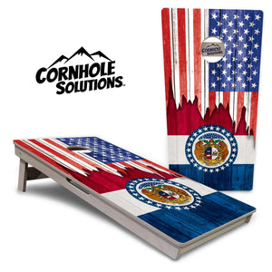 State Flags Massachusetts to New Jersey Cornhole Boards - Professional Tournament Series by Cornhole Solutions, custom cornhole board detail photo 13