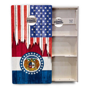State Flags Massachusetts to New Jersey Cornhole Boards - Professional Tournament Series by Cornhole Solutions, custom cornhole board detail photo 14