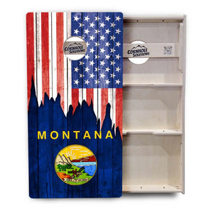 State Flags Massachusetts to New Jersey Cornhole Boards - Professional Tournament Series by Cornhole Solutions, custom cornhole board detail photo 16