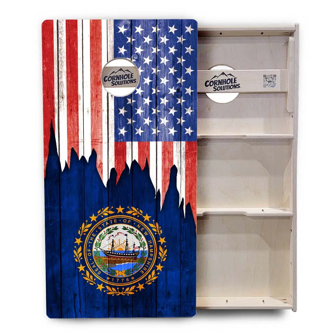 State Flags Massachusetts to New Jersey Cornhole Boards - Professional Tournament Series by Cornhole Solutions, custom cornhole board detail photo 22