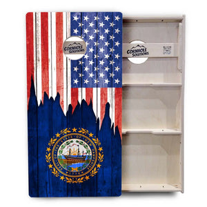 State Flags Massachusetts to New Jersey Cornhole Boards - Professional Tournament Series by Cornhole Solutions, custom cornhole board detail photo 22