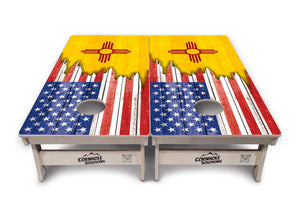 State Flags New Mexico to South Carolina Cornhole Boards - Professional Tournament Series by Cornhole Solutions, custom cornhole board detail photo 3