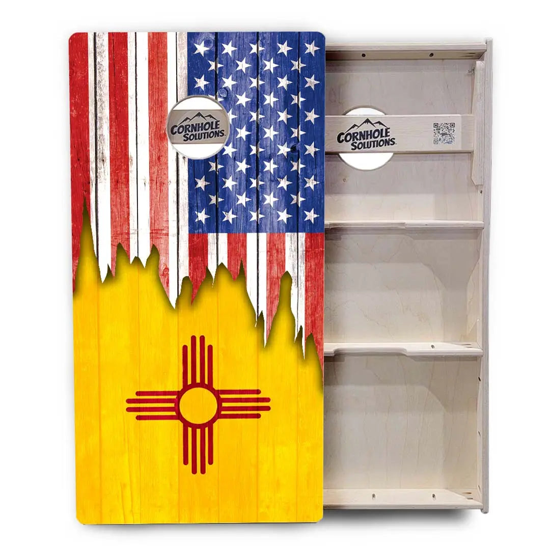 State Flags New Mexico to South Carolina Cornhole Boards - Professional Tournament Series by Cornhole Solutions, custom cornhole board detail photo 4