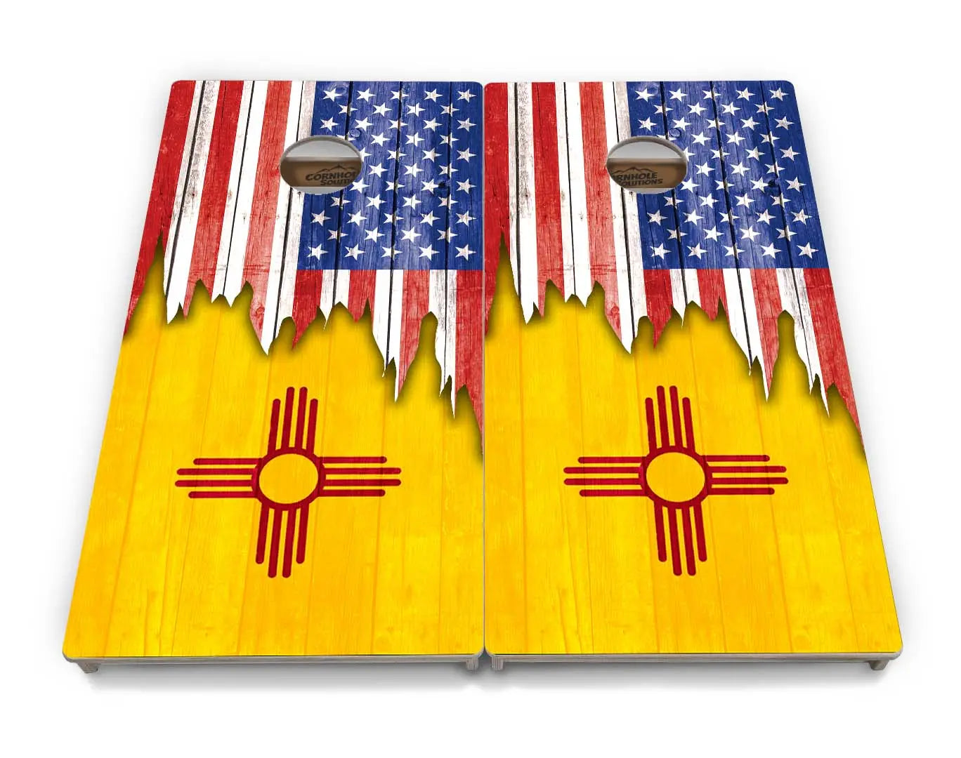 State Flags New Mexico to South Carolina Cornhole Boards - Professional Tournament Series by Cornhole Solutions, custom cornhole board detail photo 5