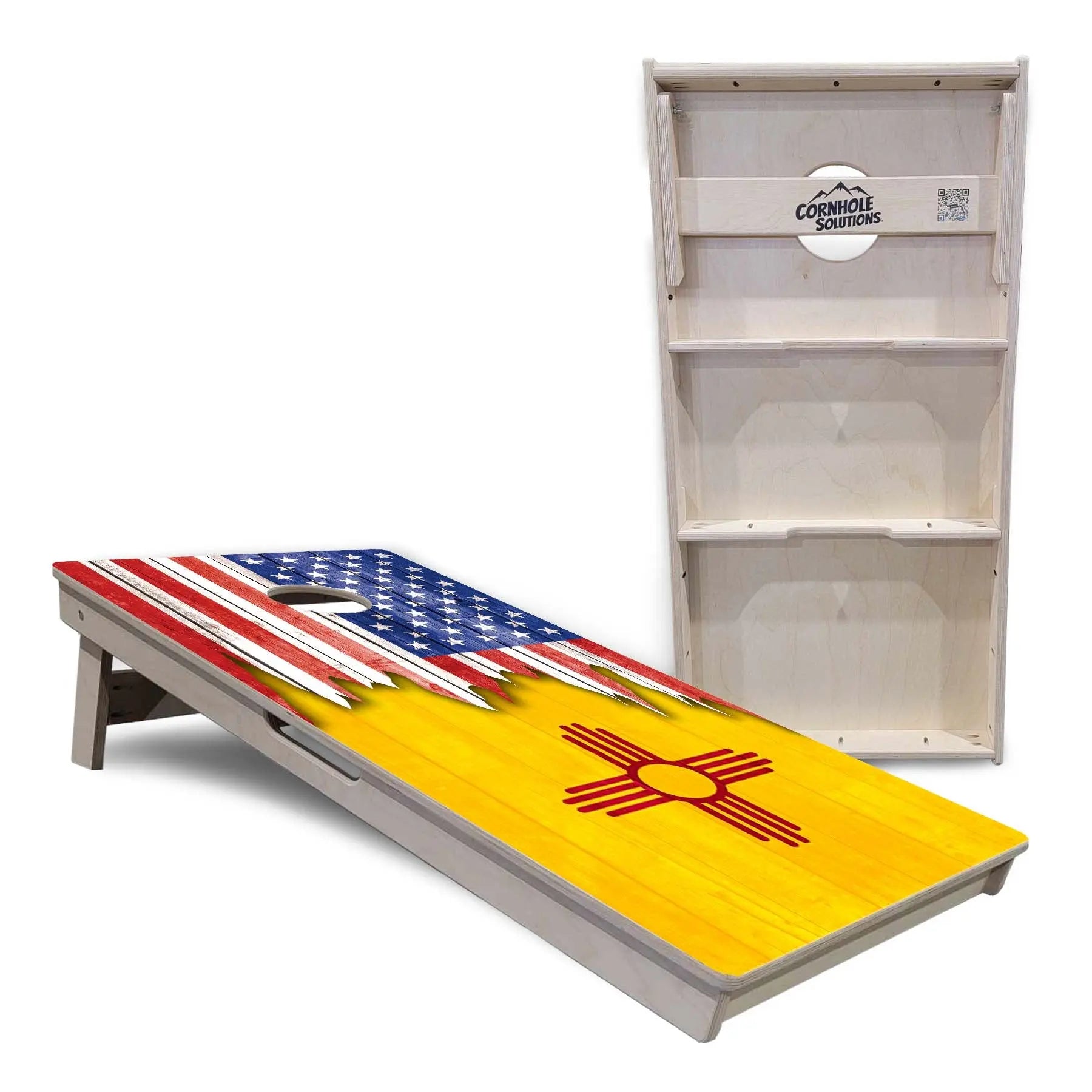 State Flags New Mexico to South Carolina Cornhole Boards - Professional Tournament Series by Cornhole Solutions, custom cornhole board detail photo 6