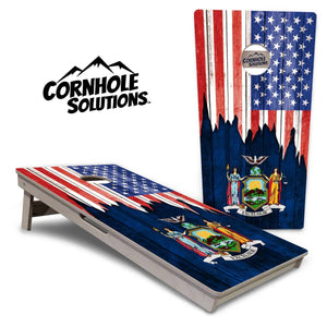 State Flags New Mexico to South Carolina Cornhole Boards - Professional Tournament Series by Cornhole Solutions, custom cornhole board detail photo 7