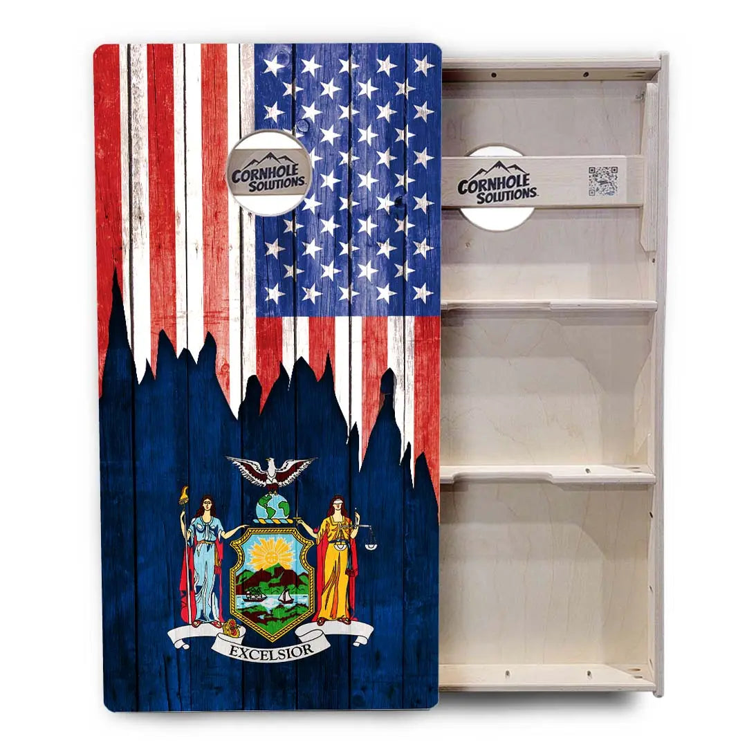 State Flags New Mexico to South Carolina Cornhole Boards - Professional Tournament Series by Cornhole Solutions, custom cornhole board detail photo 8