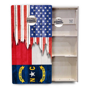 State Flags New Mexico to South Carolina Cornhole Boards - Professional Tournament Series by Cornhole Solutions, custom cornhole board detail photo 10