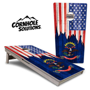 State Flags New Mexico to South Carolina Cornhole Boards - Professional Tournament Series by Cornhole Solutions, custom cornhole board detail photo 11