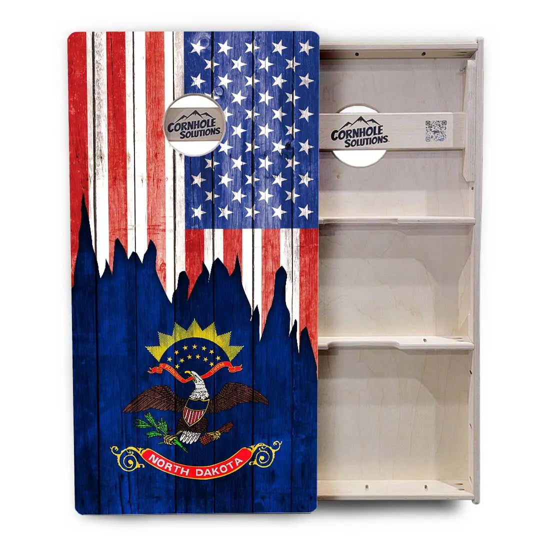 State Flags New Mexico to South Carolina Cornhole Boards - Professional Tournament Series by Cornhole Solutions, custom cornhole board detail photo 12