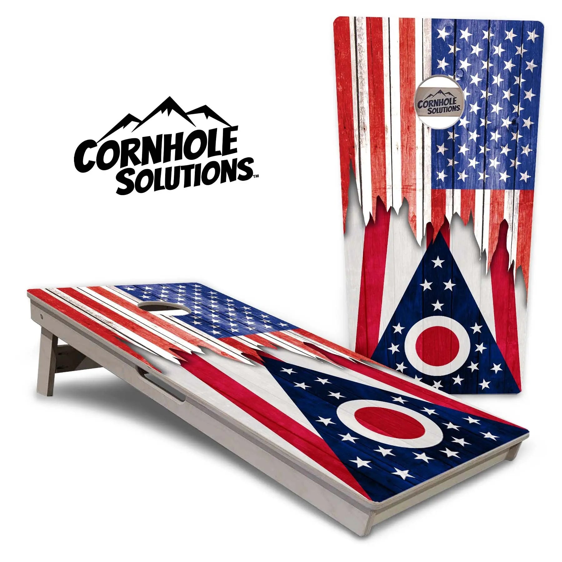 State Flags New Mexico to South Carolina Cornhole Boards - Professional Tournament Series by Cornhole Solutions, custom cornhole board detail photo 13