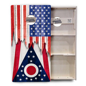 State Flags New Mexico to South Carolina Cornhole Boards - Professional Tournament Series by Cornhole Solutions, custom cornhole board detail photo 14