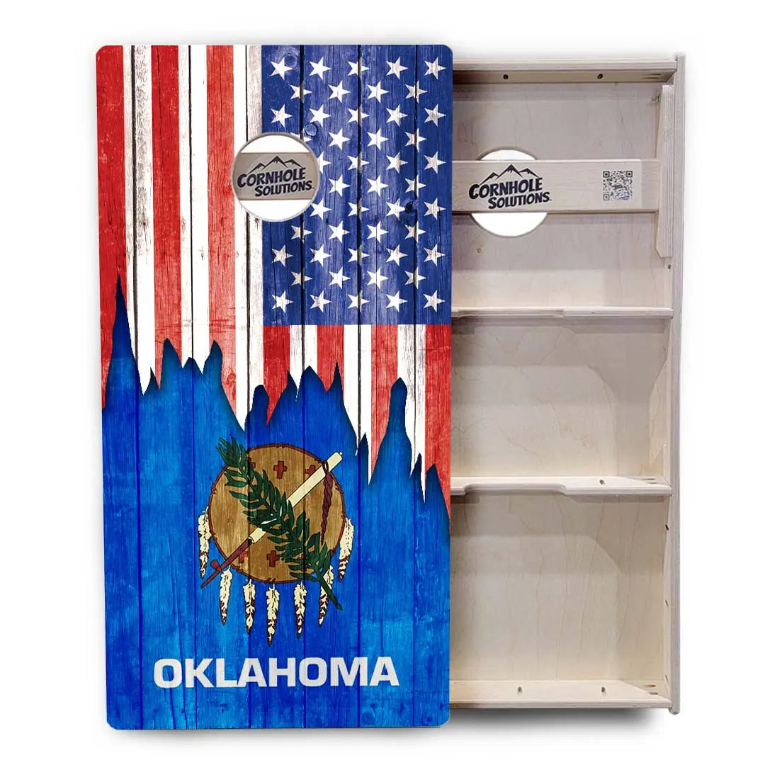 State Flags New Mexico to South Carolina Cornhole Boards - Professional Tournament Series by Cornhole Solutions, custom cornhole board detail photo 16