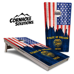 State Flags New Mexico to South Carolina Cornhole Boards - Professional Tournament Series by Cornhole Solutions, custom cornhole board detail photo 17